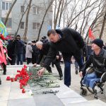 Митинг, посвященный 29-й годовщины окончания войны в Афганистане