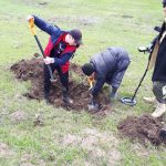 Астраханские поисковики на раскопках в Волгограде