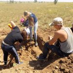 Астраханские поисковики на раскопках в Волгоградской области