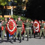 Митинг в Братском саду г.Астрахань, посвященный созданию 3-го формирования 28 армии