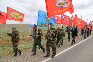 Астраханские поисковики на торжественных мероприятиях