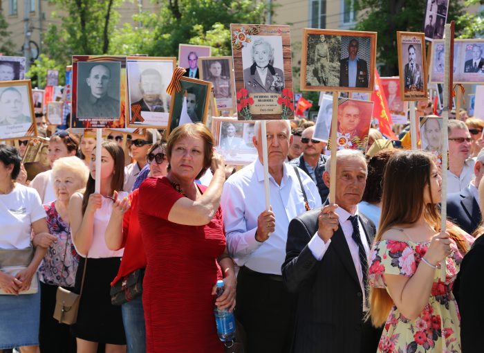 Бессмертный полк-2019 в городе Астрахань