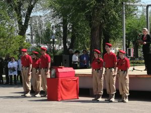 Старший лейтенант Никита Николенко спустя 77 лет вернулся на родную астраханскую землю - церемония прощания