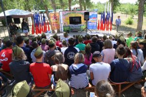 Патриотический слет "Наследники победы" прошёл в Харабалинском районе Астраханской области