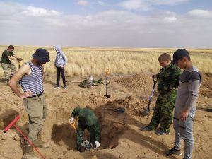 Астраханцы завершили Межрегиональную учебно-поисковую экспедицию в Республике Калмыкия