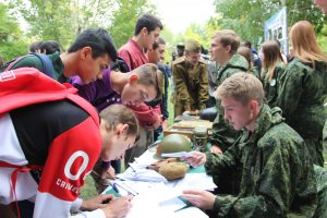 Поисковый отряд "Подвиг" и Астраханское региональное отделение "Поисковое движение России"представили на студенческом фестивале «Культурный движ» патриотическую площадку