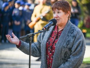 Патриотический митинг прошел в Братском саду города Астрахани 25 октября 2019 года