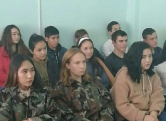 В Астрахани в день 76-летия окончания битвы за Кавказ поисковый отряд «Дельта» колледжа строительства и экономики АГАСУ подготовили и провели для 40 студентов колледжа урок мужества