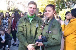 Патриотический митинг прошел в Братском саду города Астрахани 25 октября 2019 года