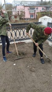 Астраханские поисковики привели в порядок еще одну Братскую могилу по ул. Керченской, ст.Трусова