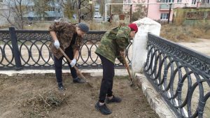 Астраханские поисковики привели в порядок еще одну Братскую могилу по ул. Керченской, ст.Трусова