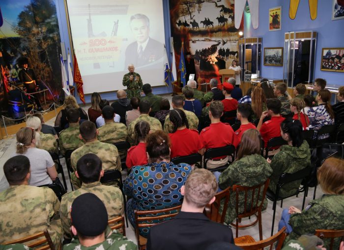 12 ноября 2019 года в музее боевой славы прошло Торжественное мероприятие "М. Т. Калашников - человек легенда"