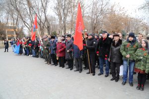 Возложение цветов 29 ноября 2019 года в Астрахани