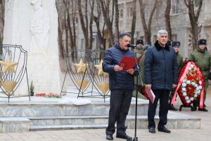 В Астрахани на Аллее воинов интернационалистов прошел митинг, посвященный 40-й годовщины ввода ограниченного контингента Советских войск в Республику Афганистан