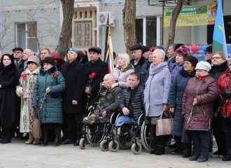 В Астрахани на Аллее воинов интернационалистов прошел митинг, посвященный 40-й годовщины ввода ограниченного контингента Советских войск в Республику Афганистан