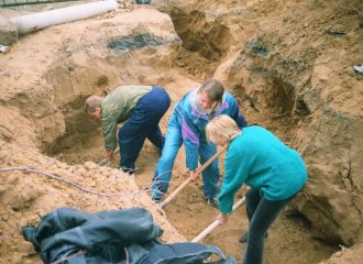 Эксгумация госпитального захоронения в г.Астрахань