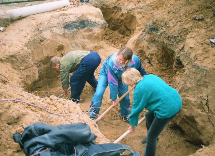 Эксгумация госпитального захоронения в г.Астрахань