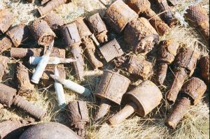 Астраханцы в поисковой экспедиции в Волгоградской области, 1996