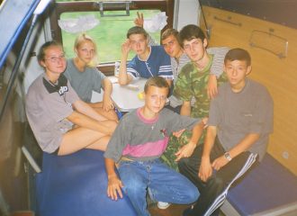 Астраханцы в поисковой экспедиции в Новгородской области, 1999 год