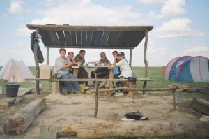 Астраханцы в поисковой экспедиции в Калужской области, 1996 год