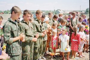 Астраханцы в поисковой экспедиции в Волгоградской области, 1997 год