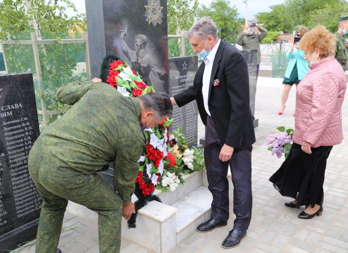 Открытие обновленного мемориала в с.Ильинка