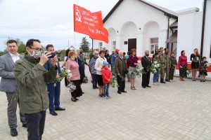 Открытие обновленного мемориала в с.Ильинка