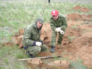 Астраханцы в поисковой экспедиции в Республики Калмыкия, 2006 год