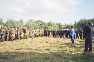 Астраханцы в поисковой экспедиции в Новгородской области, 2001 год