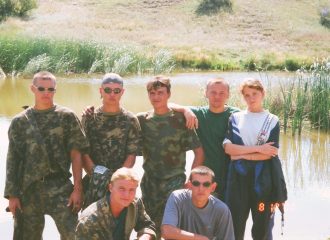 Астраханцы в поисковой экспедиции в Волгоградской области, 2000 год