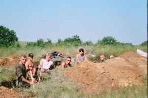 Астраханцы в поисковой экспедиции в Волгоградской области, 2000 год