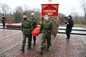 В Петрозаводске прошло торжественное закрытие Всероссийской акции «Вахта Памяти-2020»