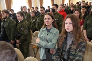 В городе Астрахани прошло Торжественное открытие региональной Вахты Памяти-2021 "Зовет нас поисковая тропа"