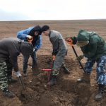 Астраханские поисковики на Вахте Памяти в Городищенском районе Волгоградской области