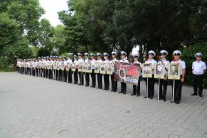 В Братском саду города Астрахани состоялось патриотическое мероприятие "Линейка памяти и скорби", посвященное 80-й годовщине начала Великой Отечественной войны