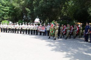 В Братском саду города Астрахани состоялось патриотическое мероприятие "Линейка памяти и скорби", посвященное 80-й годовщине начала Великой Отечественной войны