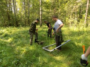 Астраханские поисковики приняли участие в межрегиональной военно-археологической экспедиции "Вахта Памяти-2021" в Думиническом районе Калужской области