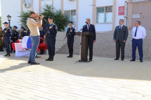 Церемония захоронения красноармейца Бочарникова Ивана Сергеевича в г.Камызяк