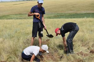 Астраханские поисковики на Вахте Памяти в Светлоярском районе Волгоградской области