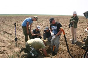 Астраханцы на Вахте Памяти в Городищенском районе Волгоградской области