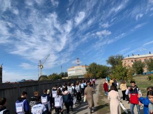 Астраханские поисковики на спортивном празднике