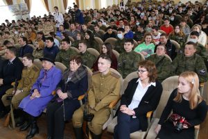 В Астраханской государственной консерватории прошло Торжественное открытие региональной Вахты Памяти-2022 "Зовет нас поисковая тропа"