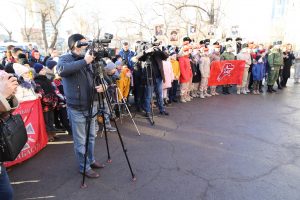 Торжественное открытие мемориальных досок в честь Качуевской и Тоузакова