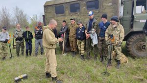 Астраханцы в межрегиональной поисковой экспедиции «Еланский плацдарм-2022. Весна» в Ростовской области