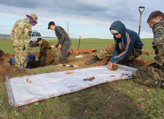 Астраханцы в межрегиональной поисковой экспедиции «Еланский плацдарм-2022. Весна» в Ростовской области