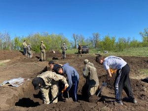 Астраханские поисковики в межрегиональной поисковой экспедиции «Россошка-2022», проводимой на территории Городищенского района Волгоградской области