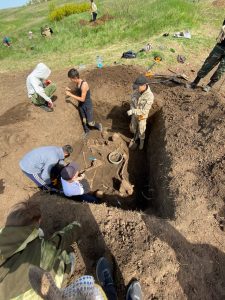 Астраханские поисковики в межрегиональной поисковой экспедиции «Россошка-2022», проводимой на территории Городищенского района Волгоградской области