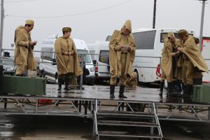 Астраханские и Калмыцкие поисковики на митинге в п.Хулхута Яшкульского района Республики Калмыкия