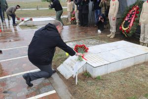 Астраханские и Калмыцкие поисковики на митинге в п.Хулхута Яшкульского района Республики Калмыкия