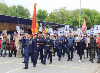 Бессмертный полк в Астрахани 2022